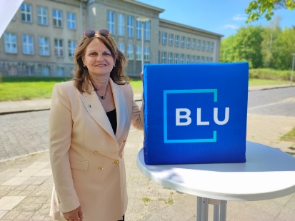 Dr. Gesa Haroske macht BLU