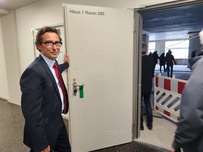 Öffnete seine Türen für uns: Dekan Prof. Teschke