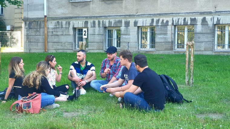 Gemeinsames Grillen Unternehmerabend UNI HRO