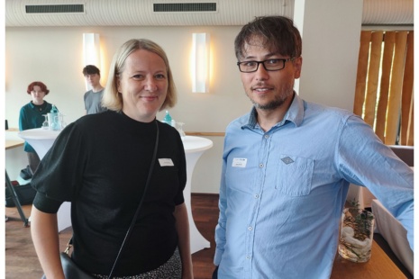 Cindy Kaeding und János Zierath vom VDI M-V