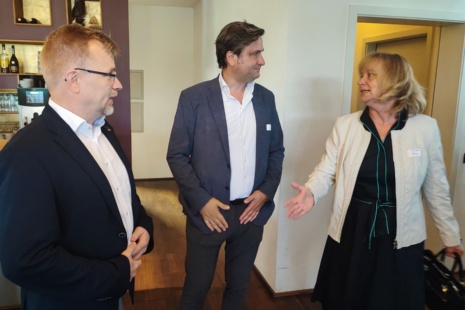 Frank Wagner, Ronny Seidel und Christiane Berg (CDU)