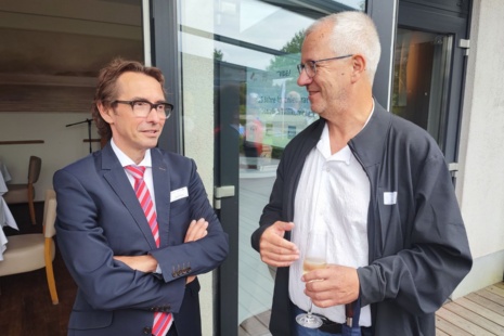 Prof. Gerd Teschke und Prof. Dieter Glaner