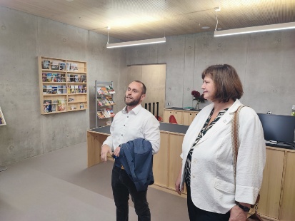 Bauamtschefin Susanne Bienert und Museumsleiter Peter Busse standen Rede und Antwort Bauamtschefin Susanne Bienert und Museumsleiter Peter Busse standen Rede und Antwort