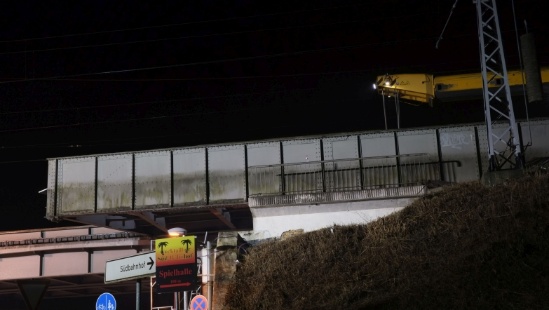 Hilfsbrückeneinbau EÜ Strelitzer Straße Neustrelitz